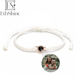 EthShine'i isikup&auml;rastatud 925 h&otilde;bedase ringiga fotok&auml;ev&otilde;ru projektsioon k&auml;ev&otilde;rud kohandatud fotok&auml;ev&otilde;ru paarile m&auml;lestuskingitus naistele S925 White RG