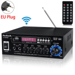 SUNBUCK AV-660BT BT5.0 Heliv&otilde;imendi Kodu Autokino Heliv&otilde;imendi 110V/220V Tugi EQ FM SD USB 2 Mic AK370 12V Amper 660BT Black EU Plug