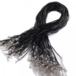 10 tk/partii 1,8 mm ehtsast nahast k&auml;sitsi valmistatud reguleeritav punutud k&ouml;iega kaelakeed ripats v&otilde;lusid Leiud homaari paelpael 52cm x 1.8mm