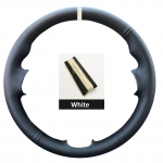 Kohanda auto roolikatted punutud nahk Volkswagen VW Golf 4 Passat B5 1996-2003 Seat Leon 1999-2004 jaoks valge