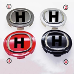 4tk/partii H Emblem 69MM autoratta keskosa rummu korgid m&auml;rgi tarvikud CRV CIVIC FIT ACCORD JADE jaoks 4