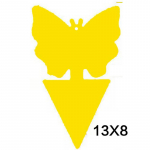 30-10 tk heterot&uuml;&uuml;pne kleepuv putukatahvel kodu &otilde;uelillede kahjurit&otilde;rjeks, lillepott, aialilleputukate heterot&uuml;&uuml;pp&uuml;&uuml;nis Butterfly 1PC