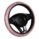 Universaalne rooliratta kate naistele auto rooliratta kaitse kate Rhinestones kristallist s&auml;delev auto A