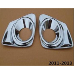 Auto kere katte detektor ABS kroomitud eesmise udutule laterna dekoratiivraami varras Toyota Corolla Altis 2008 2009 2010 2011 2012 jaoks Year for 2008-2010 black