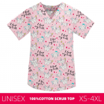 Uued hammaste tr&uuml;kkimisega koorimistopsid Hambaarsti V-kaelusega l&uuml;hikeste varrukatega taskud Kombinesoonid Hambaravivorm Haigla&otilde;e Arsti kirurgia riided XS