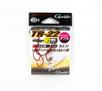 Gamakatsu 67601 TR-22 forell, topeltpistikuga lusikakonks, punane suurus 2 (9892)