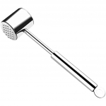 Meat Tenderizer Professives 304 Hammer Meat Tenderizer Double Face Hammer Meat Tenderizer for Schnitzel Steak Beef 26 cm pikk h&otilde;bedane 27x6x5cm