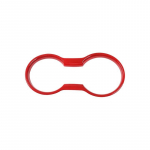 Auto eesmine tassihoidja Dekoratiivne r&otilde;ngas Dekoratiivsed kattekleebised, mis sobivad Ford Mustang 2015 Up ABS-i sisetarvikutele punane