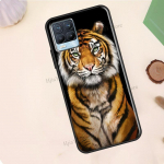 Animal Tiger Art telefoni&uuml;mbris iPhone'ile Samsung Galaxy Redmi Xiaomi Oppo OnePlus Note SA 7 8 9 10 11 12 13 14 20 21 22 23 53 54 Pro Max Plus Ultra iPhone 6 or 6S
