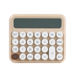 1 tk Small Square Calculator Personalized Large LCD Solar Office Calculator YSL khaki