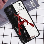 Must p&uuml;stolmustriga telefoni&uuml;mbris iPhone'i jaoks Samsung Galaxy Redmi Xiaomi Oppo OnePlus Note SA 7 8 9 10 11 12 13 14 20 21 22 23 53 54 Pro Max Ultra iPhone 6 or 6S