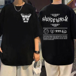 Trend R&auml;ppar Juice Wrld Music Album Graafiline T-s&auml;rk Unisexi Naiste Hip Hop Vintage Suurem&otilde;&otilde;tmeline T-s&auml;rk Suvised vabaaja mood T-s&auml;rgid 2XL
