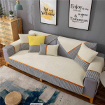 Paks Velvet pl&uuml;&uuml;sis diivanikate ruuduline diivanikate istme kate kombineeritud tugitoolir&auml;tik elutuppa pehme Cushion cover30x50cm tumehall v&auml;rv