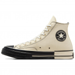 Converse Chuck 70 High Natural Ivory Black Unisex tossud Kreem A08188C 35