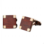 2 mansetin&ouml;&ouml;bid, ehted, vastupidav ja kasulik pidulik komplekt, vask, pulma&uuml;likonna kingitus tumepruun v&auml;rv