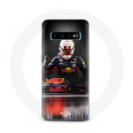 Coque pour Samsung Galaxy S10 Formule 1 Max Verstappen Pilote F1 Red Bull RB15