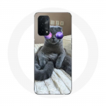 Purpursete prillidega kassi Oppo A54 5G &uuml;mbris