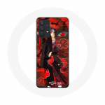 Coque pour Samsung Galaxy A13 5G Itachi Uchiwa Naruto Anime