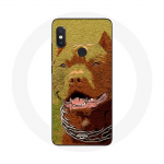 Kahekaameraga Xiaomi Redmi Note 5 AI &uuml;mbris Ameerika pitbullterjerile