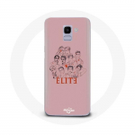 &Uuml;mbris Samsung Galaxy A8 2018 Elite 5. hooaja plakatitegelaste Fanart logo jaoks