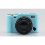 Silikoonist &uuml;mbrisega kaamerakott Fujifilm X-A7 XA7 silikoonkorpusega kaamerakott Fujifilm X-A5 XA5 jaoks X-A7 pruun