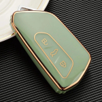 TPU auto kaugjuhtimispuldi v&otilde;tmekorpuse katte korpus VW Volkswagen Golf 8 Skoda Octavia A8 SEAT Leon MK4 tarvikud roheline