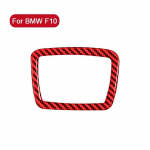 for BMW F10 5 Series 2018- Car Driver Storage Box Decoration Cover Trim Sticker Decal Car Interior Accessories Carbon Fiber LHD must