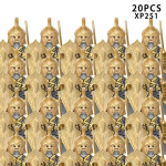 MOC Keskaegne s&otilde;jav&auml;earmee ehitusplokid Rooma s&otilde;duri m&otilde;&otilde;gafiguurid R&uuml;&uuml;tlid Kilp Relvad Aksessuaarid Tellised M&auml;nguasi