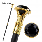 Must Teemant T&uuml;&uuml;pi Kuldne K&auml;imiskepp Moodne Dekoratiivne K&auml;imiskepp H&auml;rrasmehe Elegantne Cosplay Keppnupp Karikas 93cm must