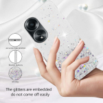 &Uuml;mbris OPPO A78 A58 A18 A38 A79 4G A98 A96 A76 A16 A15 A57 A77 5G Reno 10 Pro 8 7 Lite 6 kaanega l&auml;bipaistev Glitter l&auml;ikiv Bling silikoon, pehme &otilde;huke OPPO Reno 10 5G
