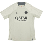 Jordan Paris Saint-Germain Koost&ouml;&ouml; SS24 T&auml;hetr&uuml;kiga &Uuml;mmarguse Kaelusega T-s&auml;rk Meeste Topid Beež DZ0786-231 XXL