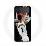 Coque Samsung Galaxy Z Flip3 Victor Wembanyama n&deg;1 San Antonio Spurs Dunk