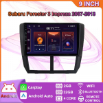 Android autoraadio Carplay jaoks Subaru Forester 3 Impreza 2007-2013 Multimeedia videopleier GPS Navigation WIFI 4+64GB 2+32GB