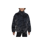 Nike Sportswear Laste kunstkarusnahast jope Tume Suitsuhall/Must Laste t&auml;navamood DV3252-070 S black