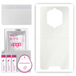 apgo MATTE Protective Skin Sticker for the back compatible with Blackview BV6600 Pro, Wrap Film, Hydrogel Film, Flexible, Soft TPU with positioning la