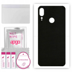 apgo Protective Skin Sticker for the back compatible with Motorola Moto E6 Plus, Wrap Film, Foil, Vinyl - Pattern Matrix