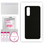 apgo Protective Skin Sticker for the back compatible with Realme Narzo 30, Wrap Film, Foil, Vinyl - Pattern Matrix
