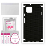 apgo Protective Skin Sticker for the back+sides compatible with Google Pixel 4, Full Wrap Film, Foil, Vinyl - Pattern Matrix