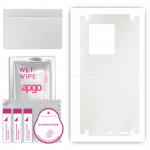 apgo Protective Skin Sticker for the back+sides compatible with Vivo iQOO Neo6, Full Wrap Film, Foil, Vinyl - Pattern Matte Transparent