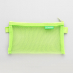 (Suurep&auml;rane kodu)Multifunktsionaalne v&otilde;rgust pliiatsi kott T&otilde;mblukuga v&otilde;rkkotid L&auml;bipaistev pliiatsikarp Korraldaja Kosmeetika Meigikott One Size hall v&auml;rv