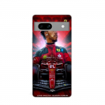 Coque maniacase pour Google Pixel 7a Lewis Hamilton Ferrari officiel