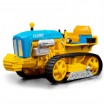 1/18 Scale Farm m&auml;nguasi roomiktraktori haagis survevalu m&auml;ngutraktor poistele 1/18-Size:15.5*8*6.5cm kollane