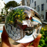 1 tk Crystal Sphere ennustava palliga fotograafia rekvisiidid Crystal Ball Clear 90mm
