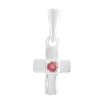 H&otilde;bedane rist rubiiniga 0,069 ct (2151692) rubiin punane v&auml;rv