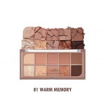 MUDE Shawl Moment Eyeshadow Palette 7g , Long-lasting, Make-up, Korean cosmetics, KBeauty, sample 01 Warm Memory