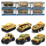 1/64 skaalaga 6 tk sulamist automudel, laste insener P&otilde;llumajandustootja paaks&otilde;iduk m&auml;nguasjaautode kollektsiooni kingitus lapsele 1/64-Size:7-8cm,6Pcs