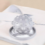 Ujuv Lint Hair Catcher pesumasin Hair Ball Suction Juukseeemaldaja valge