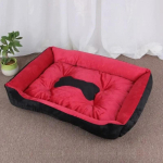 1 tk kassivoodi koerale/kassi lemmikloomale Pehme kandiline koeravoodi Pehme kutsikadiivanmatt Lemmikloomapesa kennel v&auml;ikestele keskmistele koertele Diivan koos tekiga XXS-45x30cm red