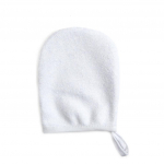 Makeup Remover Soft Reusable Face Clean Soft fiber Towel Soft Cleaning Glove valge