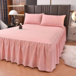 1 tk &uuml;hev&auml;rviline voodiseelik pitsiga, igal hooajal volangidega voodikate libisemiskindel madratsikaitse 1,2M/1,5M/1,8M/2M (Ilma padjap&uuml;&uuml;rita) 120x200cm Only a Sheet